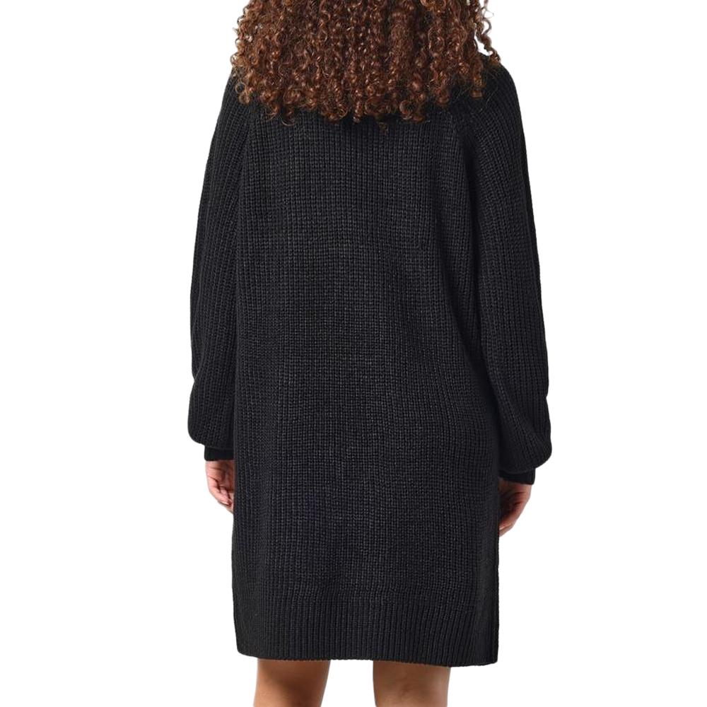 Noisy May Robe Pull en Maille Noir Femme Noisy May Timmy