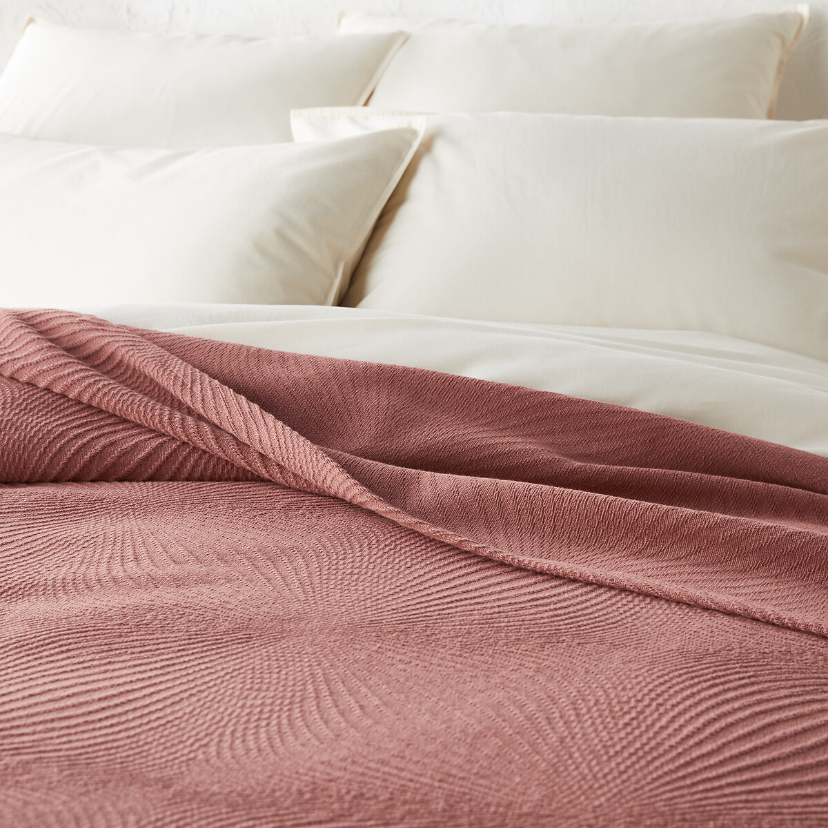 LA REDOUTE INTERIORS<br>Colcha de algodão, Pampa