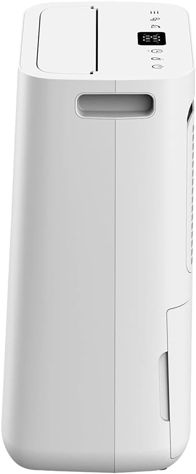 Alpha Serie Luftentfeuchter 13L/Tag(ALPHA-Q13 Pro WiFi),Raumentfeuchter Entfeuchter geeignet für Räume 20m² bis 50m²,für Raum Keller Wohnung Garage Wohnwagen Weiß