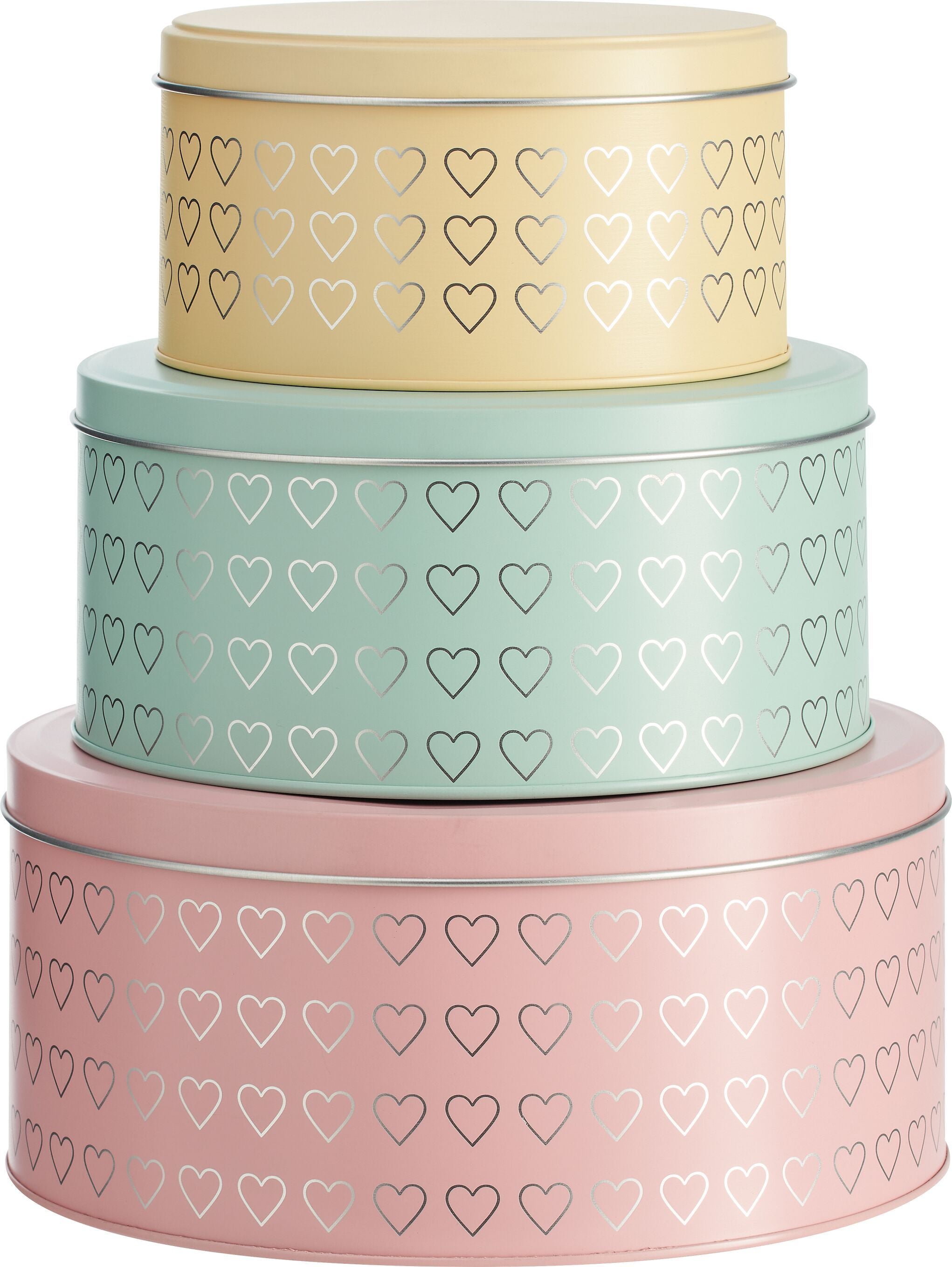 SE-ZIGERLI GEBAECKDOSEN 3ER-SET - Multicolor