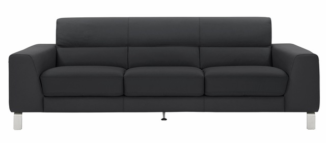 CALIA ITALIA 3-Sitzer »Simon, toller Sitzkomfort, italienisches Designsofa« in zwei Lederqualitäten