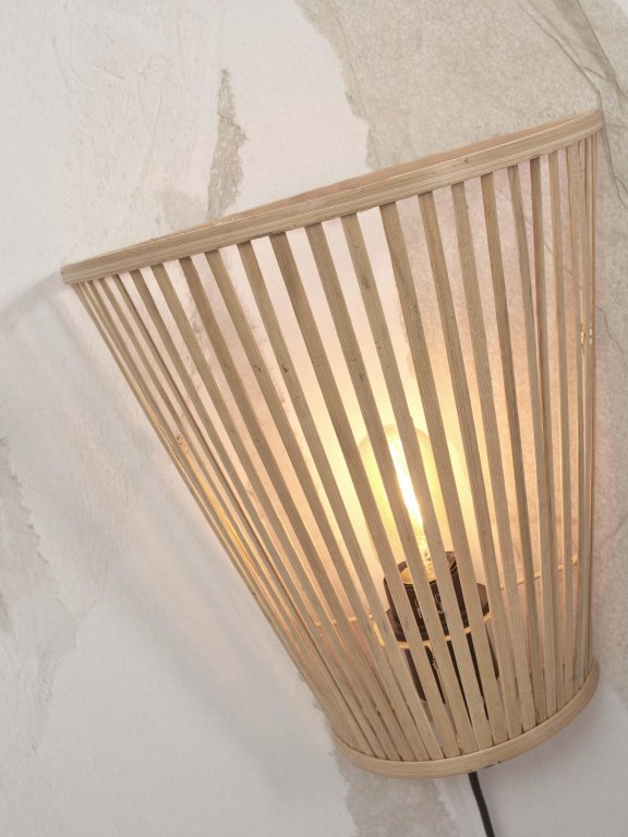 Good&Mojo Merapi wandlamp naturel