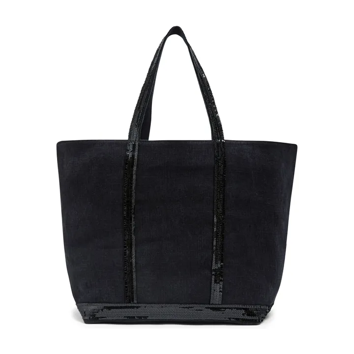 Vanessa Bruno Cabas Grand Lin et Sequins | Noir