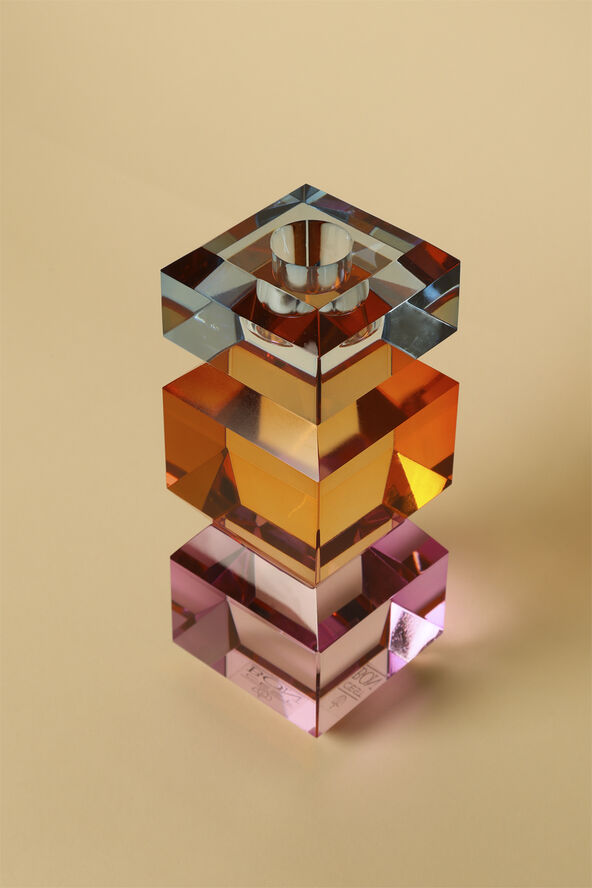 AU Maison Krystal stage, violet/rav/kobolt, 15x6x6 cm