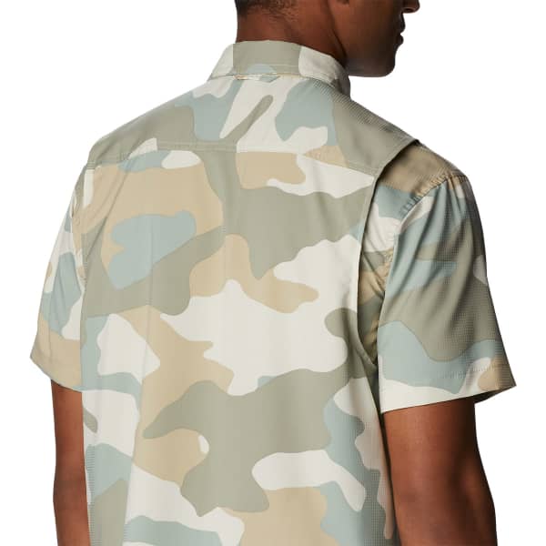 Chemise randonnée COLUMBIA UTILIZER™ PRINTED WOVEN SHORT SLEEVE SHIRT NIAGARA MOD CAMO