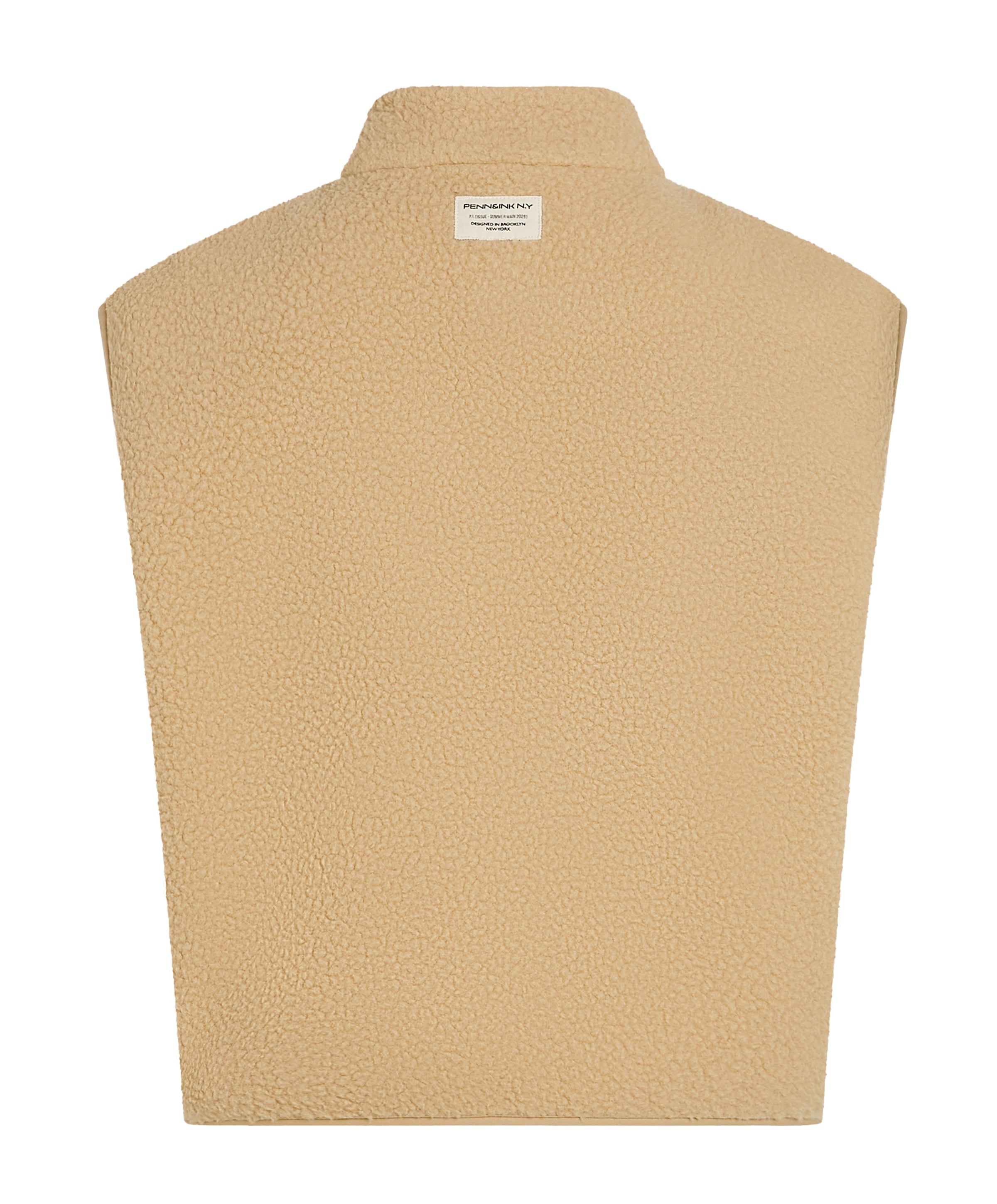 Penn & Ink N.Y. Dames gilet beige
