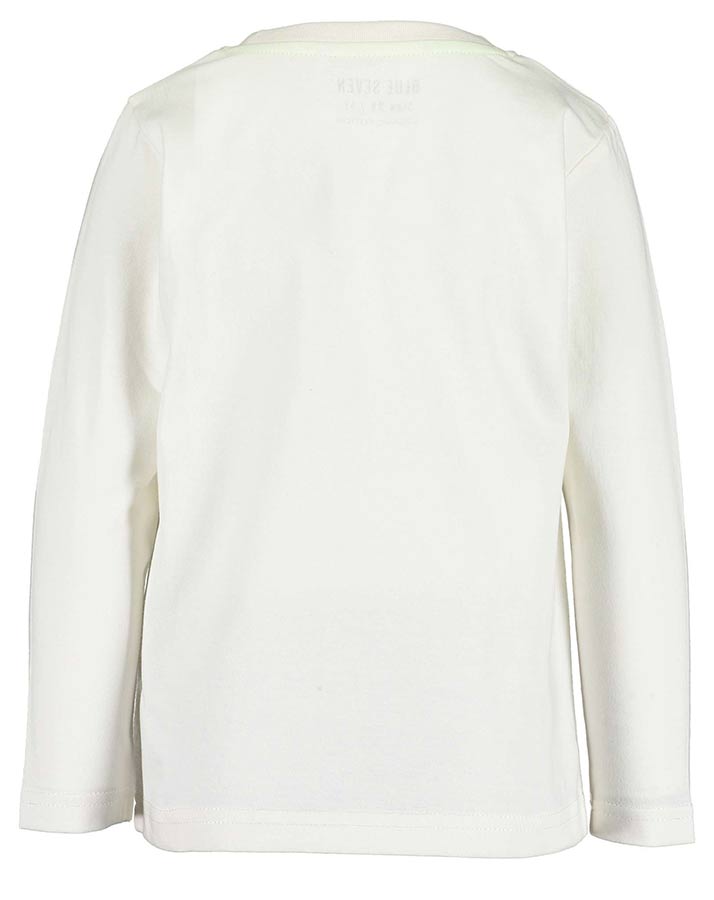 Langarmshirt SPACE ADVENTURES – RAAW! GLOW IN THE DARK in offwhite