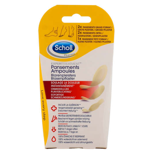 Scholl pansement ampoule pied - Traitement des ampoules