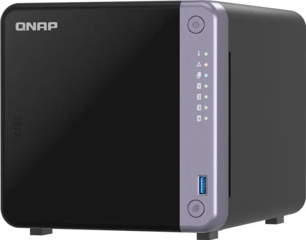QNAP TS-432X-4G - NAS-server - 4 bays - SATA 6Gb/s - RAID JBOD, 0, 1, 5, 6, 10, 50, 60 - RAM 4 GB - Gigabit Ethernet / 2.5 Gigabit Ethernet / 10 Gigabit Ethernet - iSCSI support