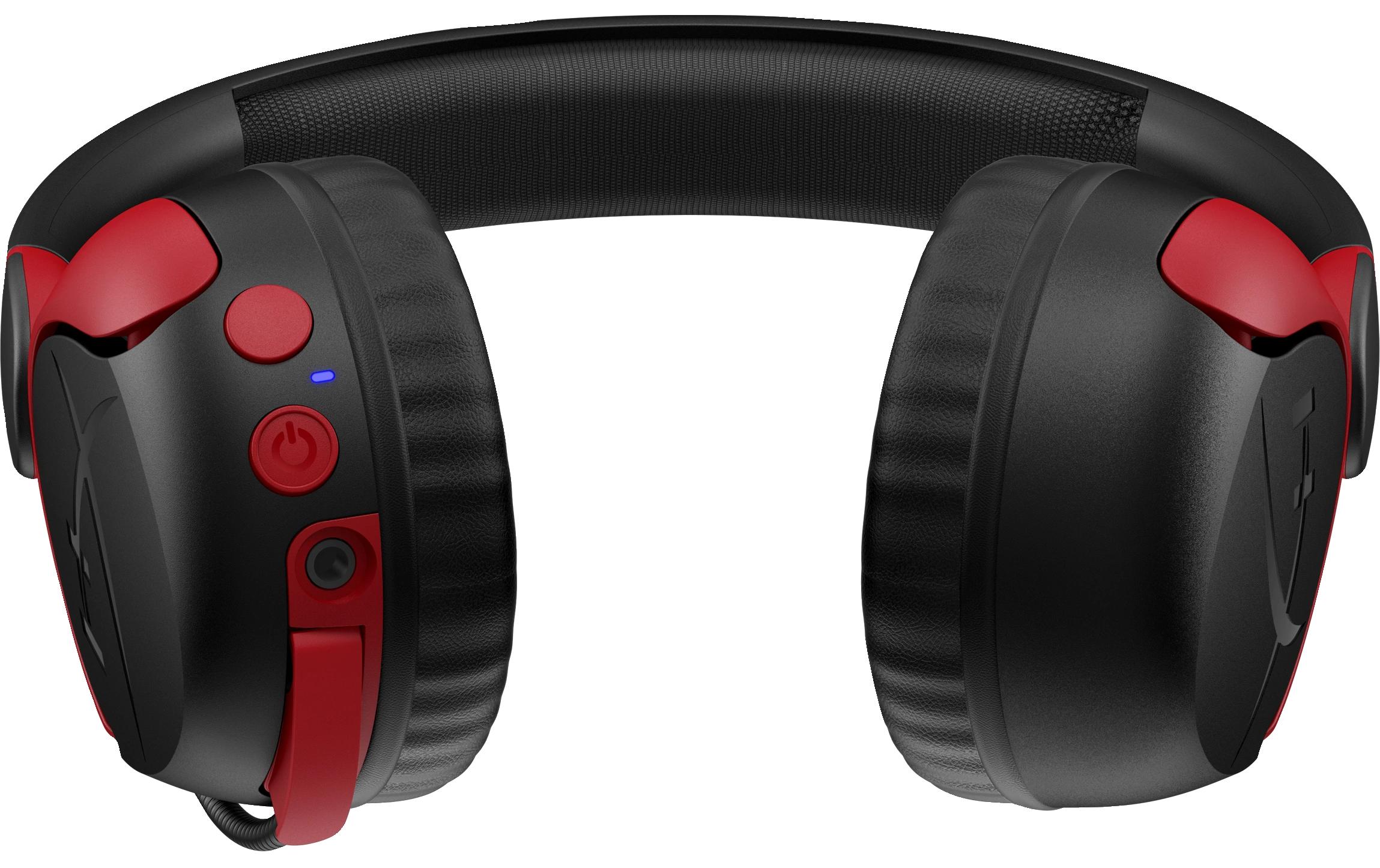 Headset Cloud Mini Wireless Rot/SchwarzKomfortables Gaming-Headset für PC und Spielkonsolen