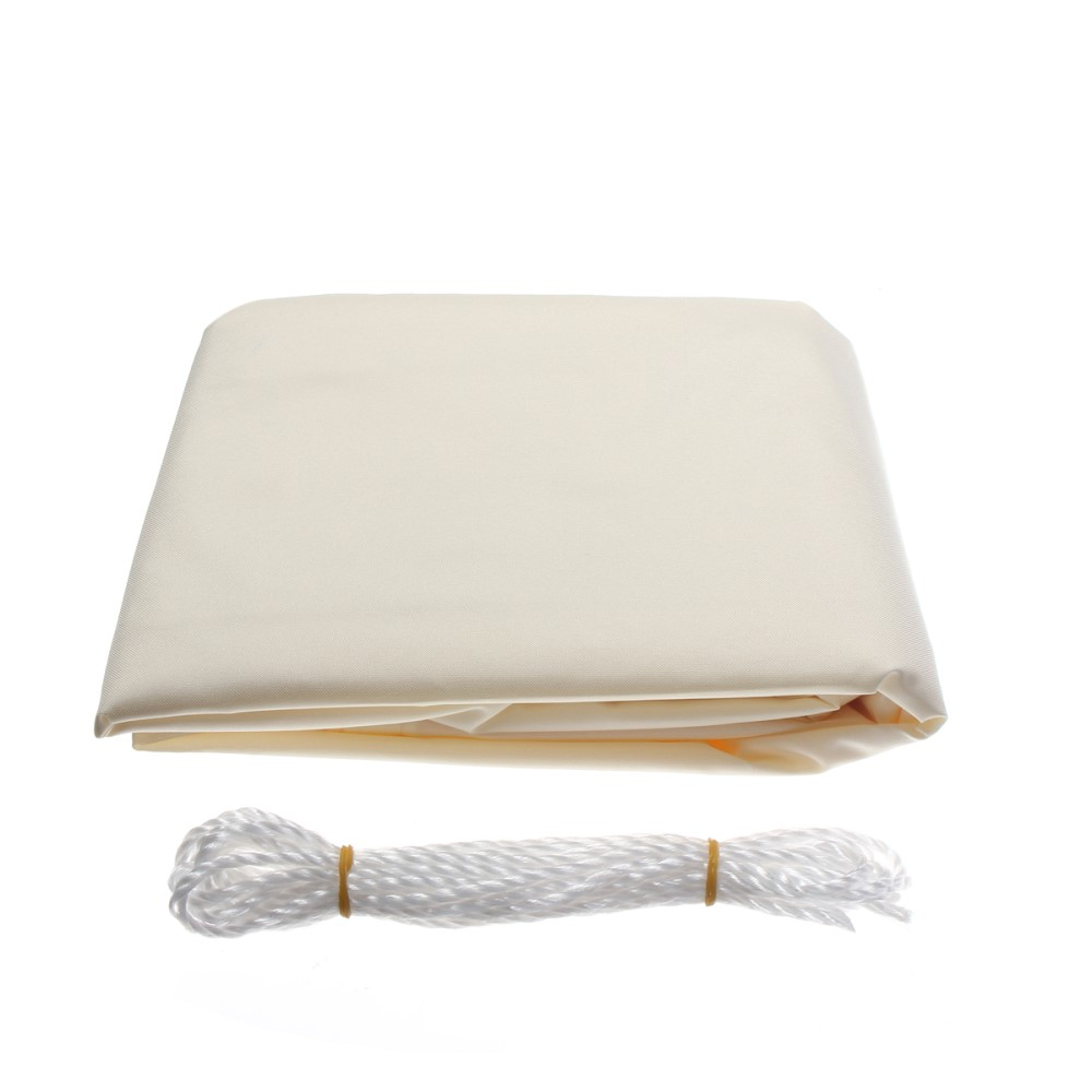 (3.6m) Sonnensegel Wasserdichte Abdeckplane UV-Schutz / Regenschutz - Beige