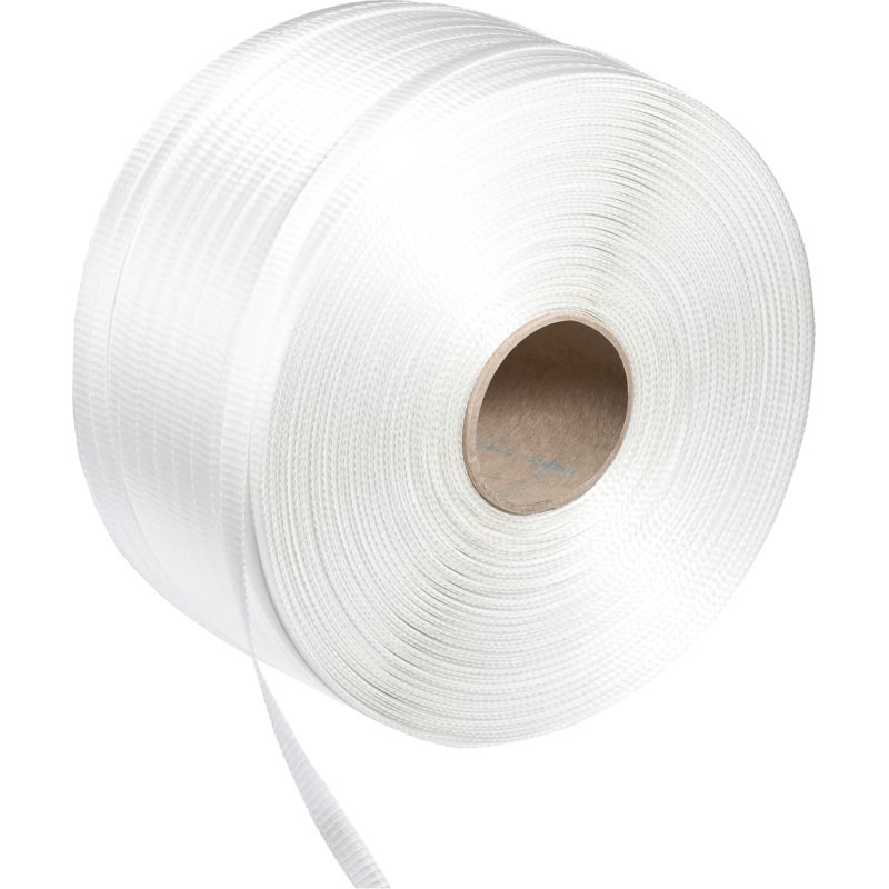 Bobine de cerclage feuillard textile 13 mm x 1100 mètres- Lot de 2