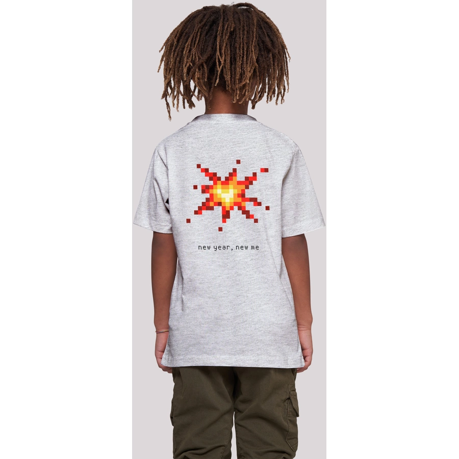 F4NT4STIC T-Shirt SIlvester Party Happy People Only heather grey