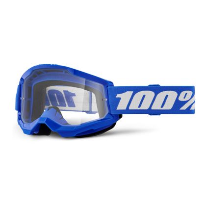 Masque cross 100% STRATA 2 Bleu - Clair 2025 - Bleu