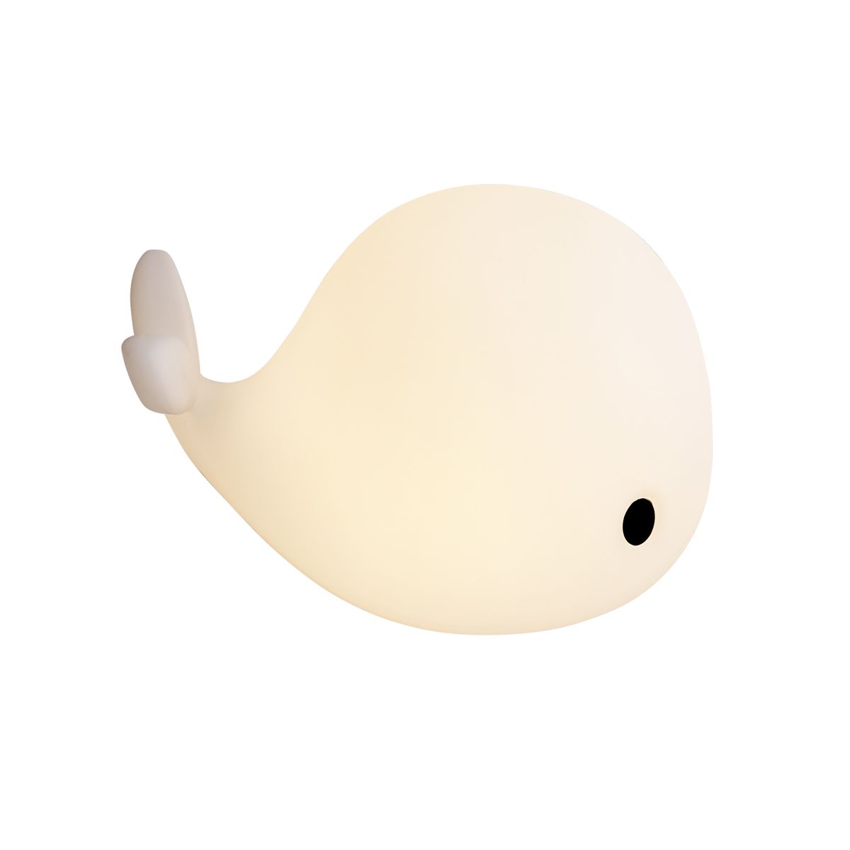 Tafellamp wit 50cm incl. LED dimbaar IP54 oplaadbaar - Baby Whale