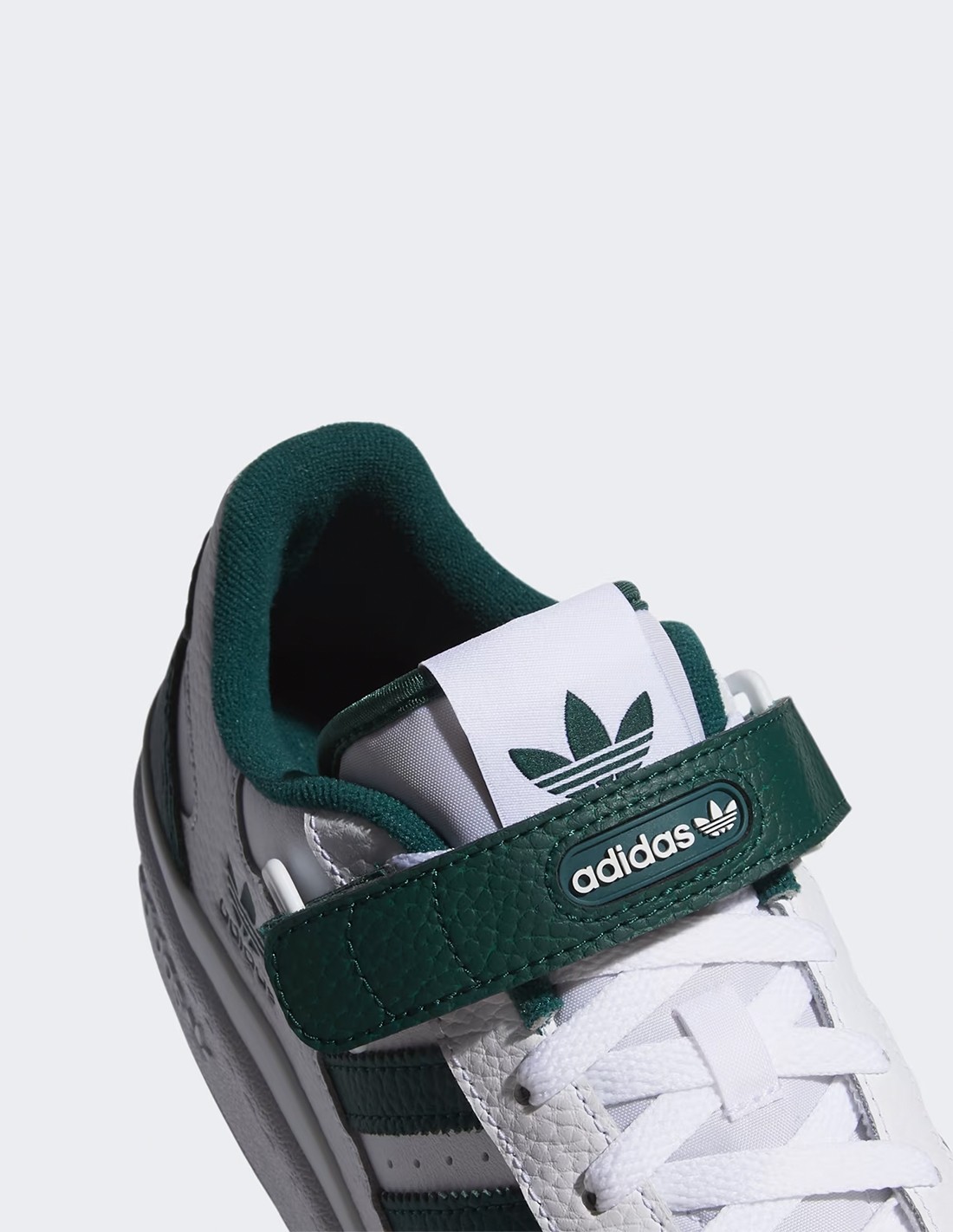 adidas Sneakers Homme Forum Low Blanc/Vert Cuir