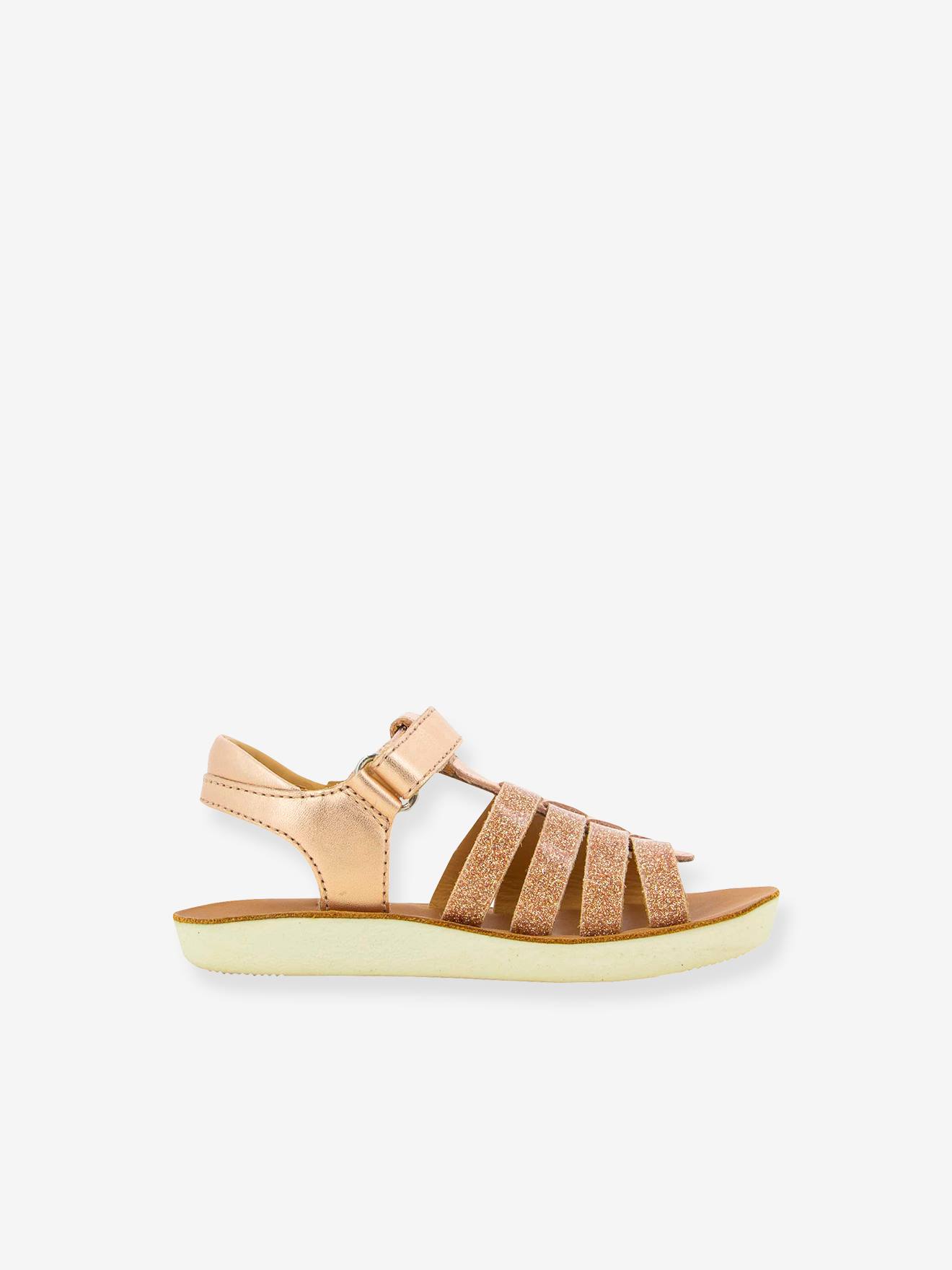 Sandálias infantis SHOO POM® Goa Multi em cobre iridescente