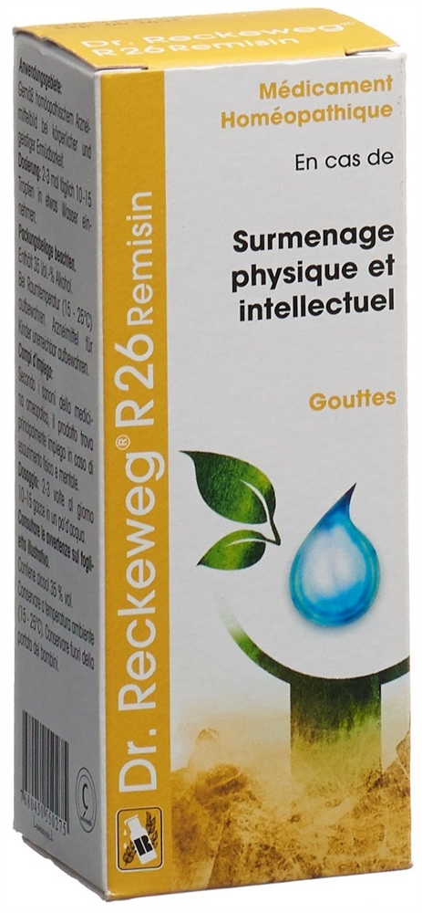RECKEWEG R26 Remisin<br>50 ml, Flasche, Tropfen zum Einnehmen, Flüssigkeit