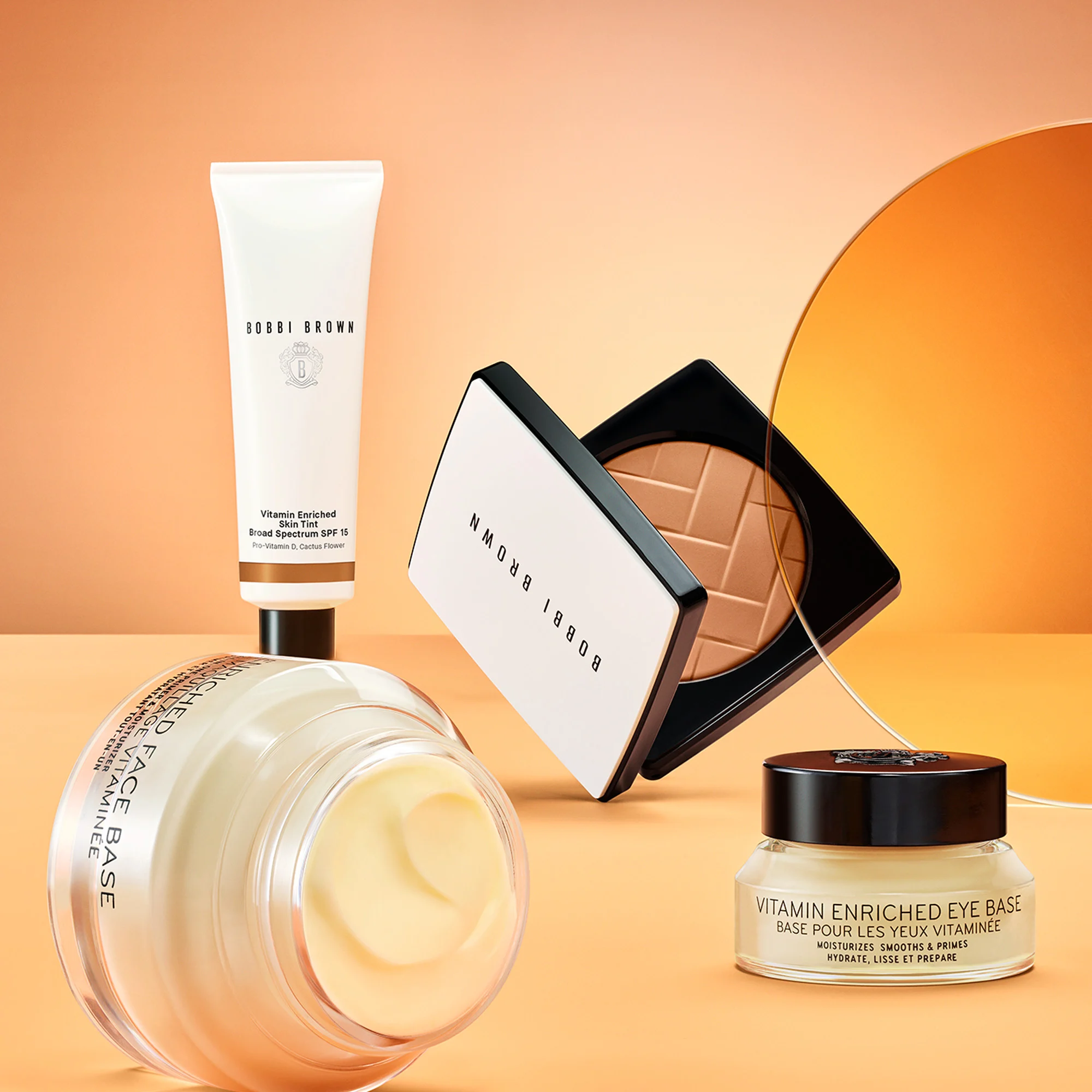 Vitamin Enriched Pressed Powder - Poudre de Finition Hydratante |- Peach