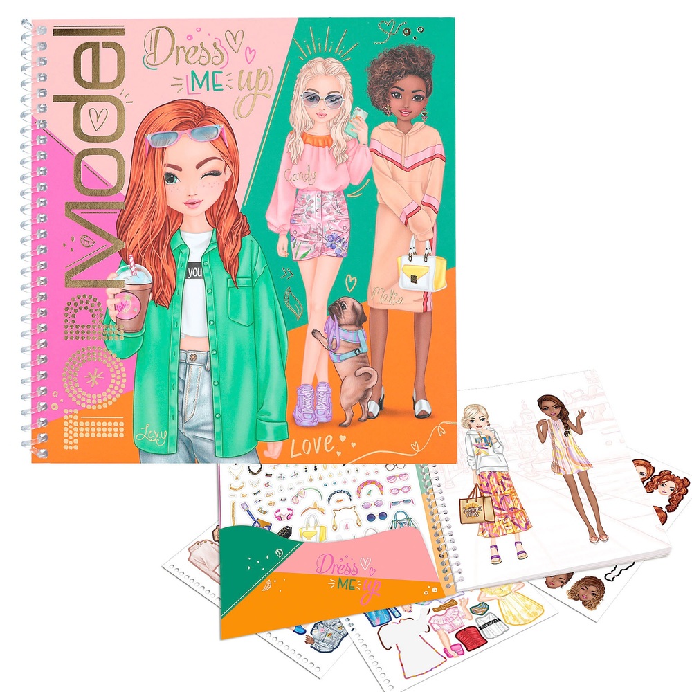 TOPModel Anzieh-Stickerbuch