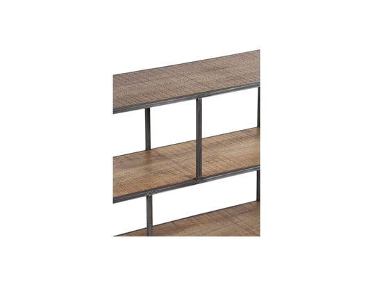 BOIS ET CHIFFONS CONCEPT - Etagère basse en bois et métal - mango stockholm