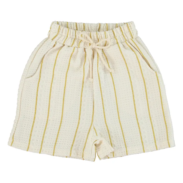 Bebe Organic Short Gaufré Levi | Ecru