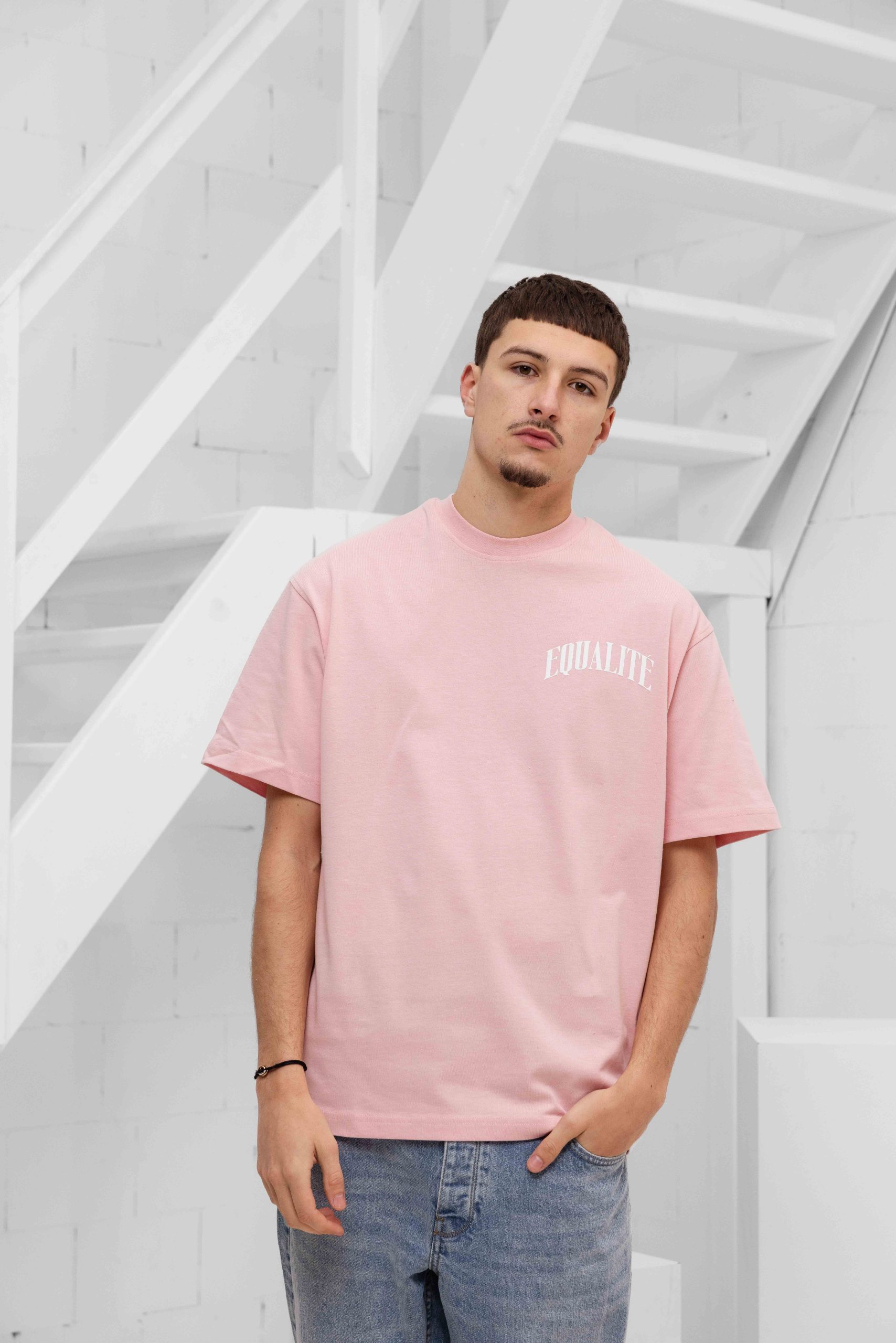 Equalité Oliver T-Shirt Heren Roze