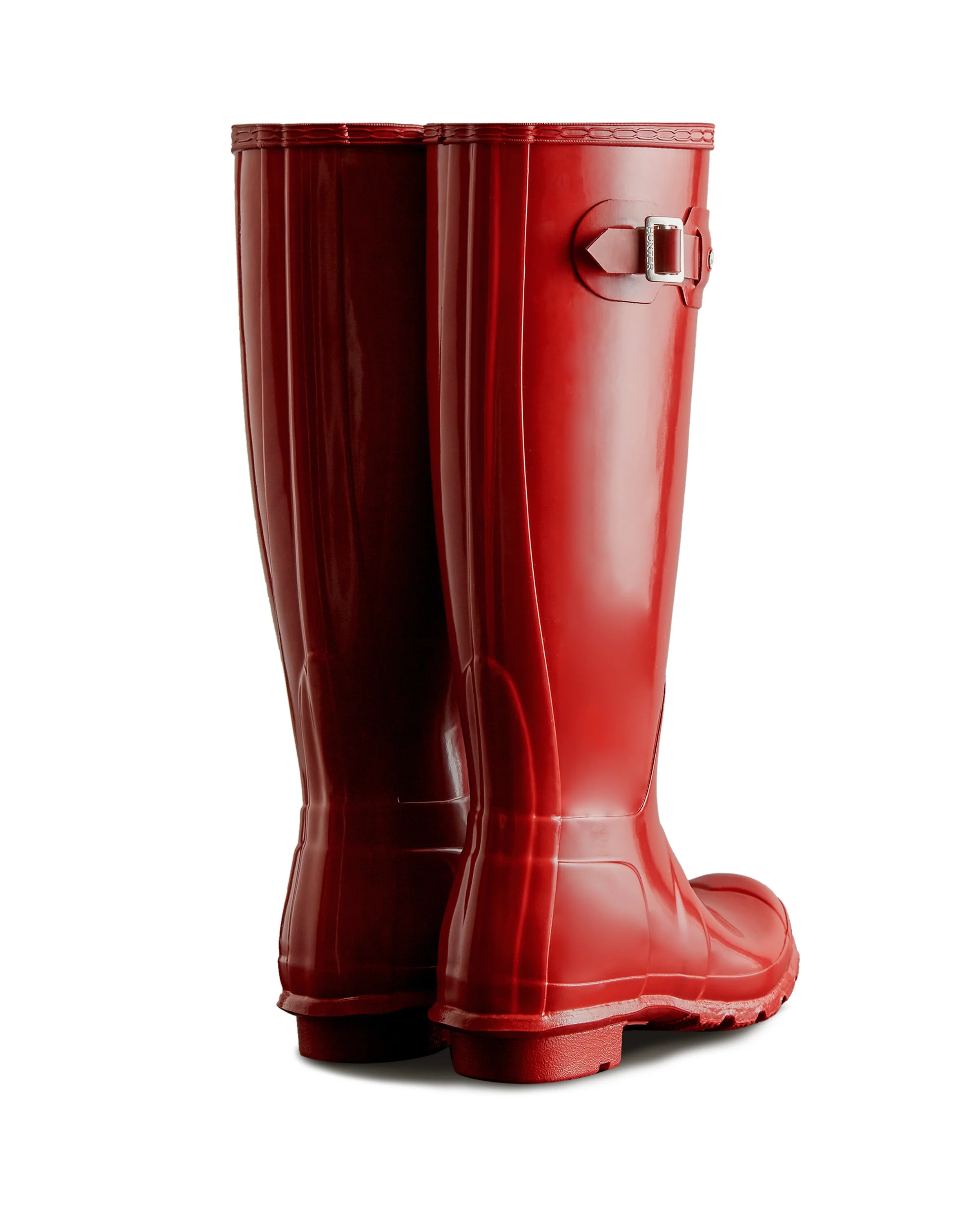 Hunter  Original Tall Gloss gummistøvle - Military Red