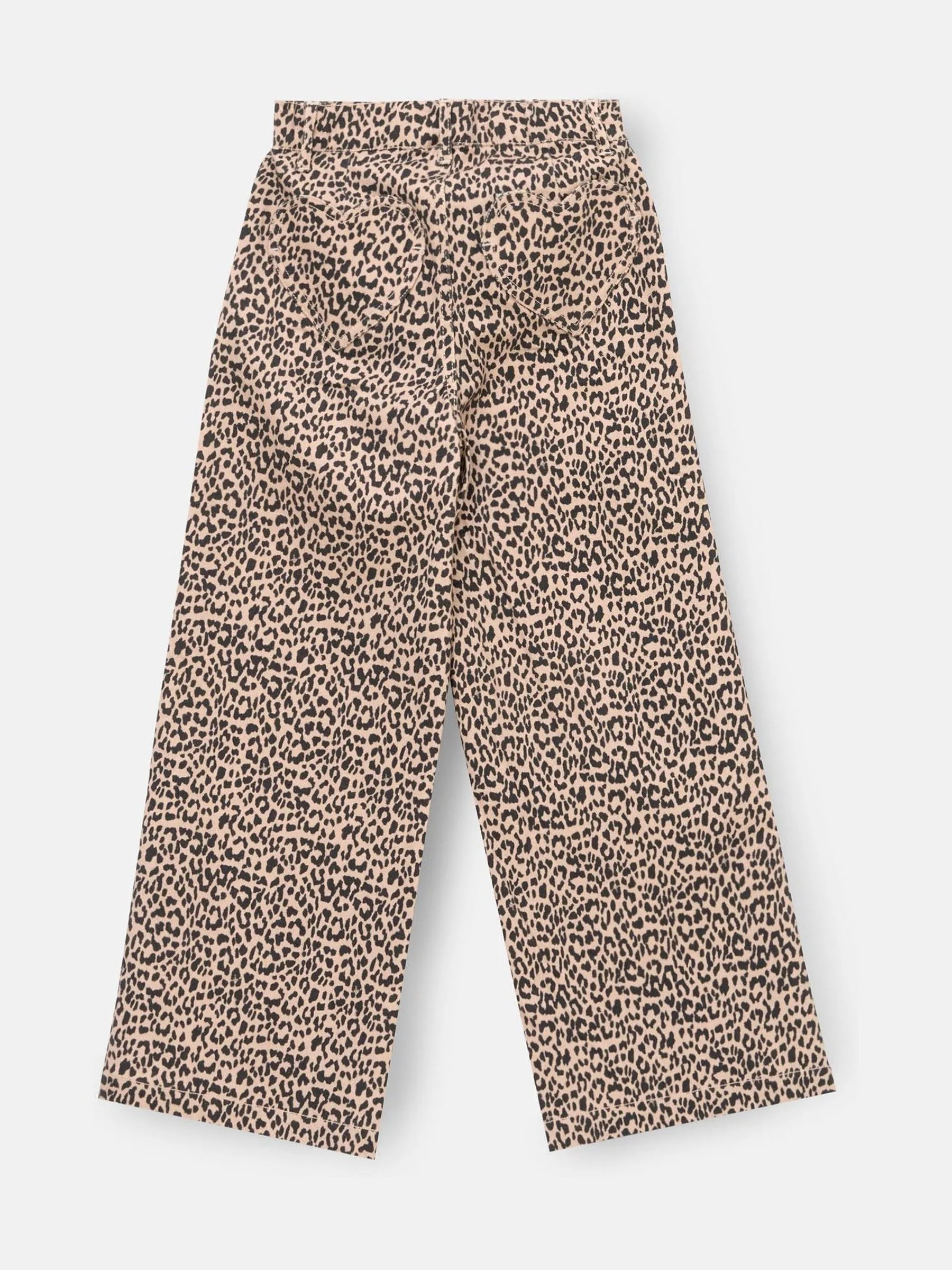 Angel & Rocket Danni Heart Pocket Leopard Print Jeans