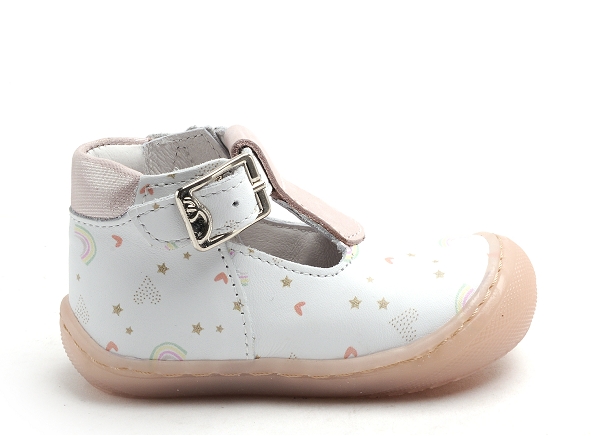 Bellamy boots et bottillon bebe flexi bel sandy blanc