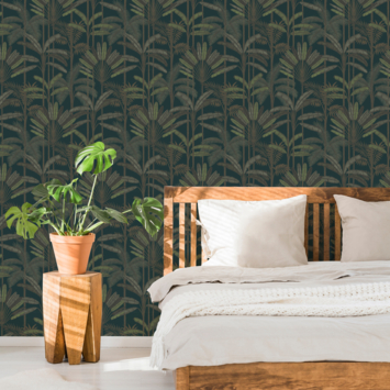 Vliesbehang Tropic blauw (dessin 118132)