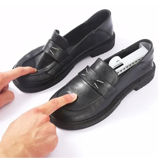 2stk justerbar plastsko Skoblok Shoe Extender størrelse