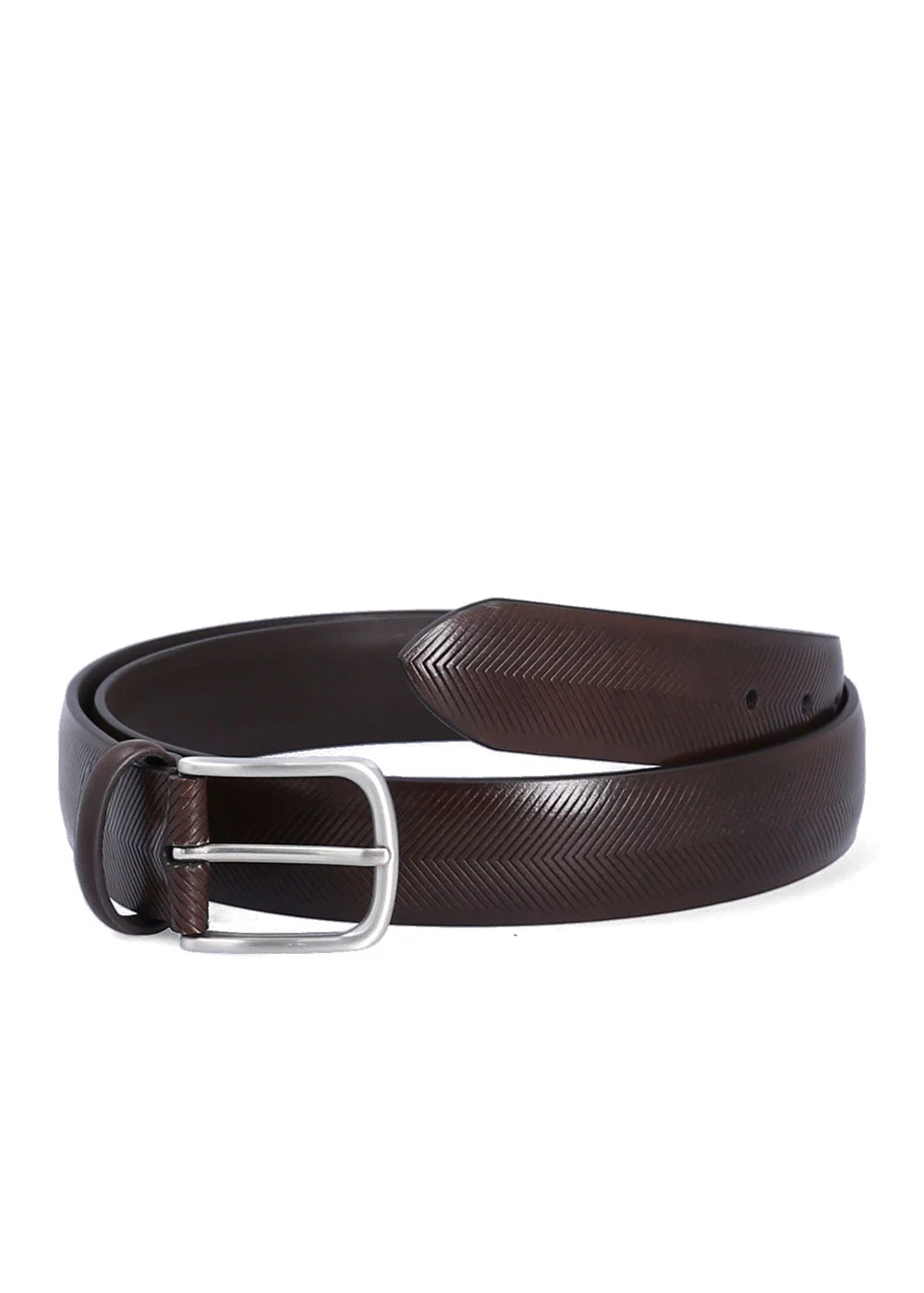 CEINTURE EDWARD CUIR STRIEE
