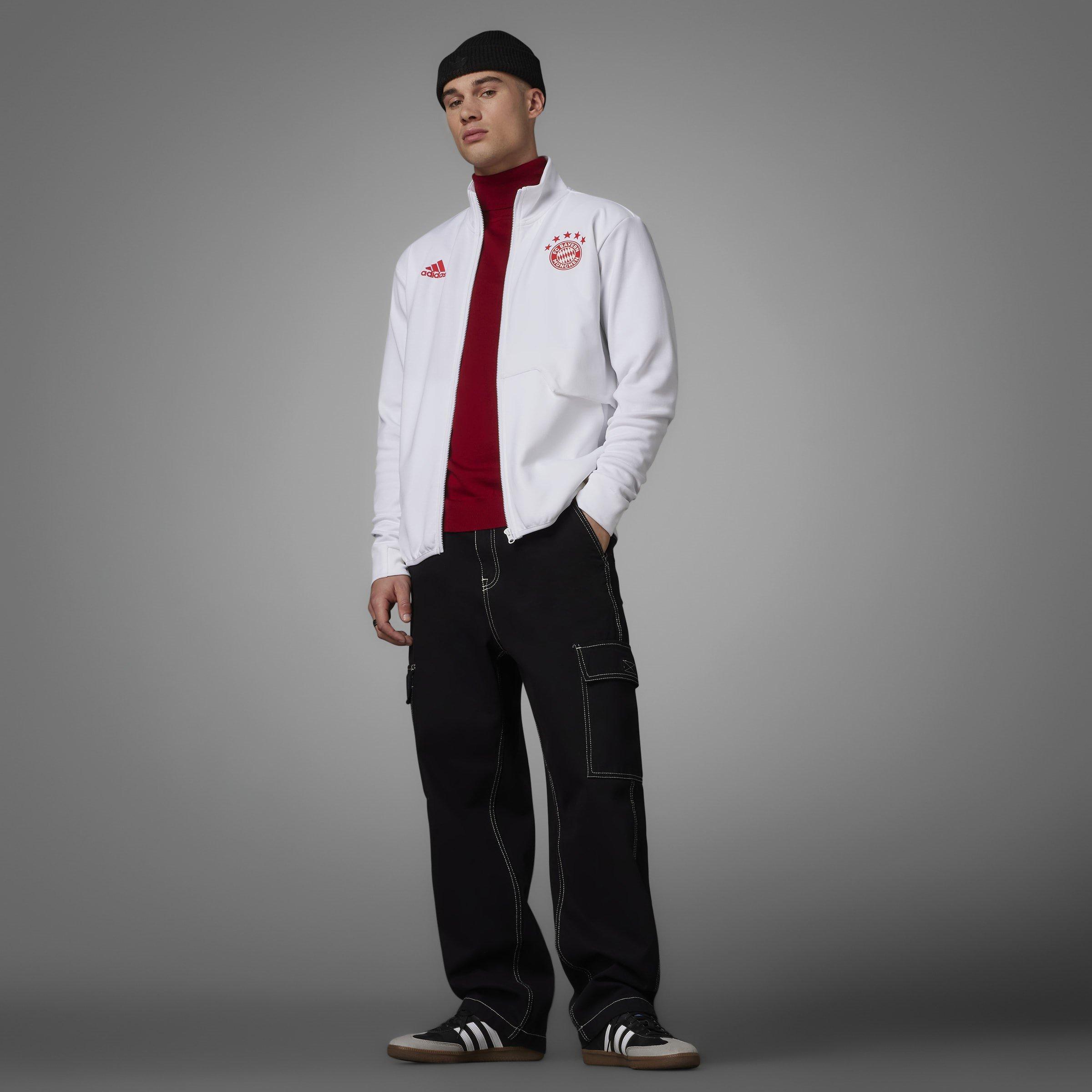 adidas adidas Fcb Anth Jkt Tracksuit Top Mens