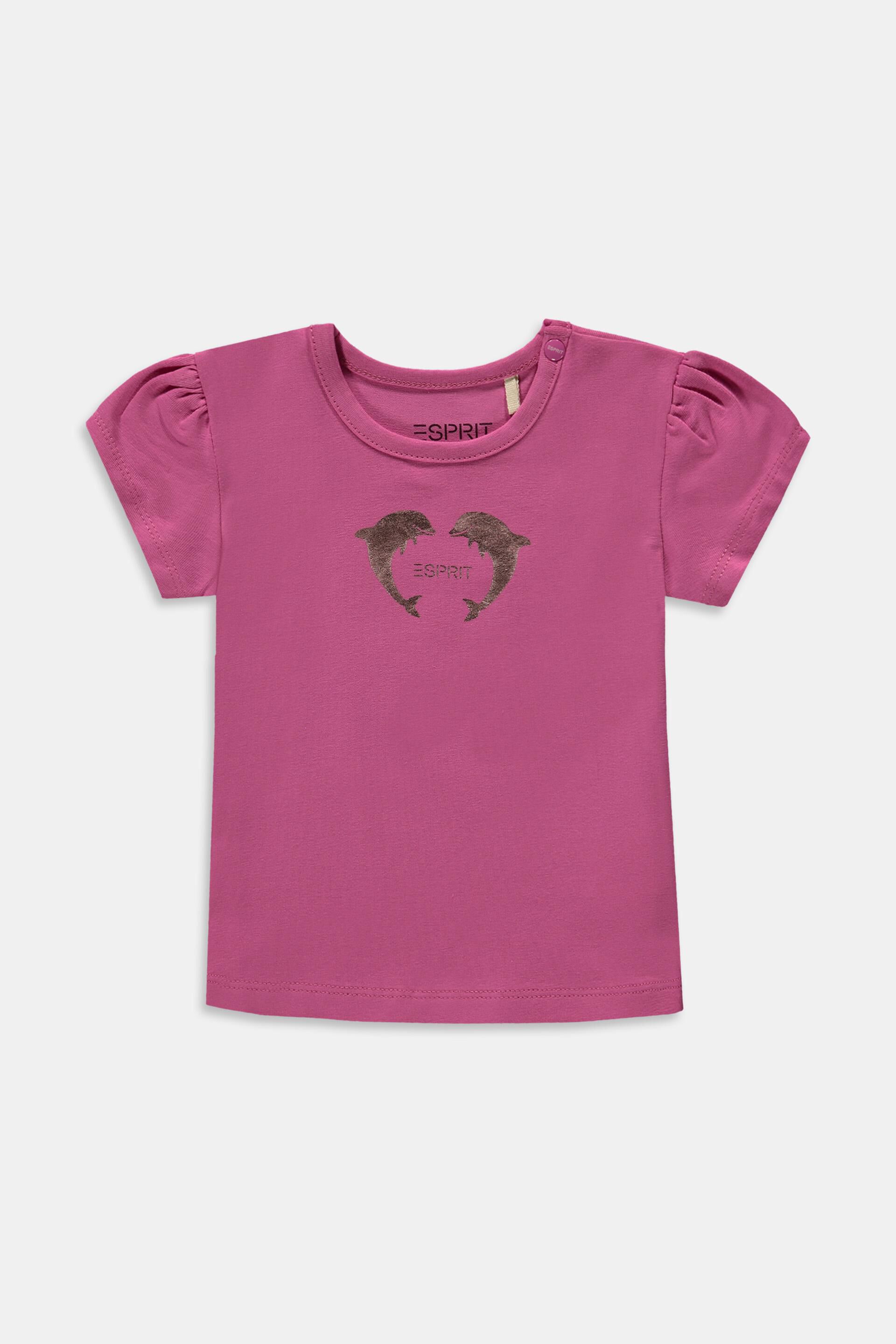 T-shirt à imprimé métallique, coton biologique
