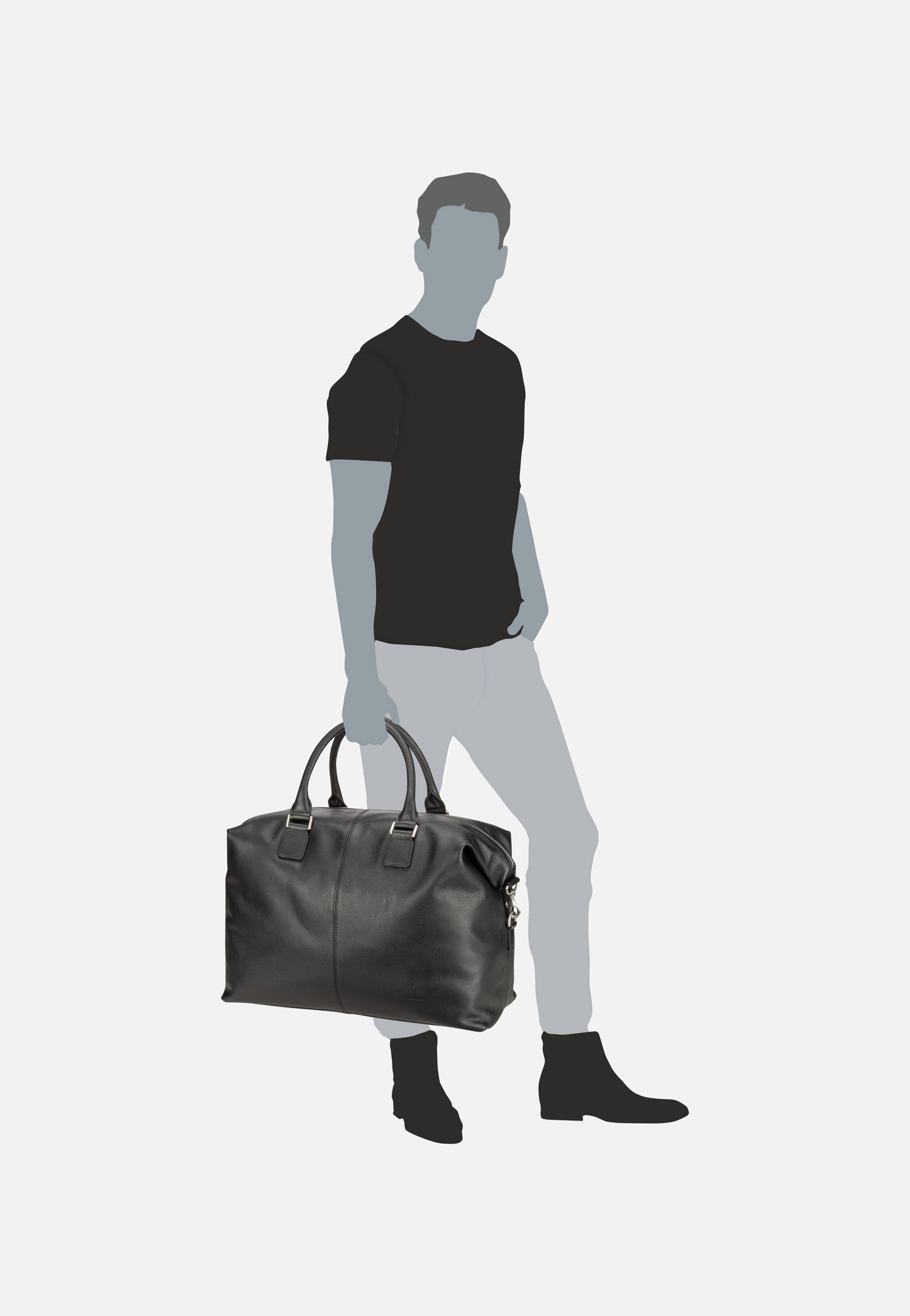Milano 7973 Schwarz - Weekender