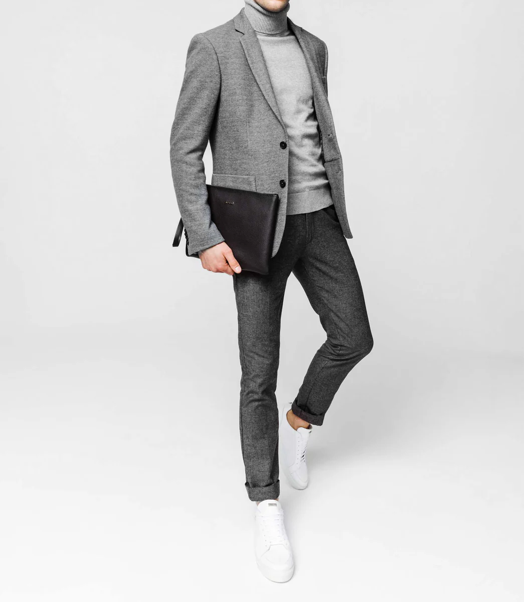 Veste casual effet maille 