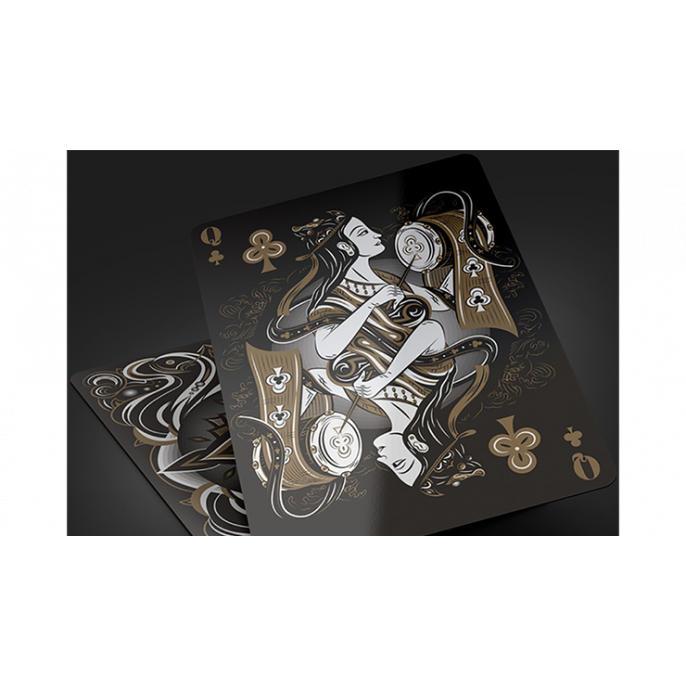 54 Cartes Bicycle Realms Black