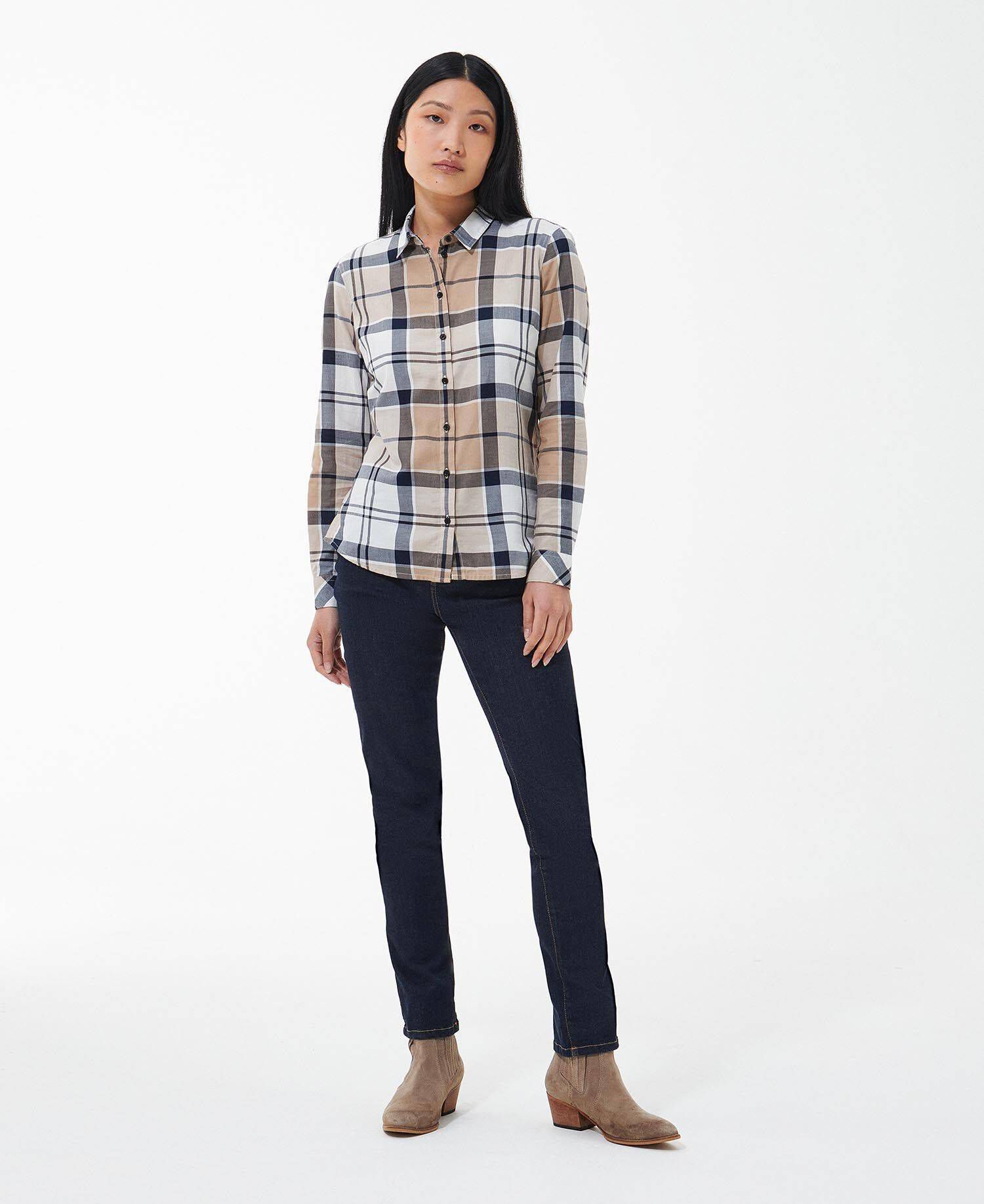 Barbour| Damen Bluse BREDON Langarm