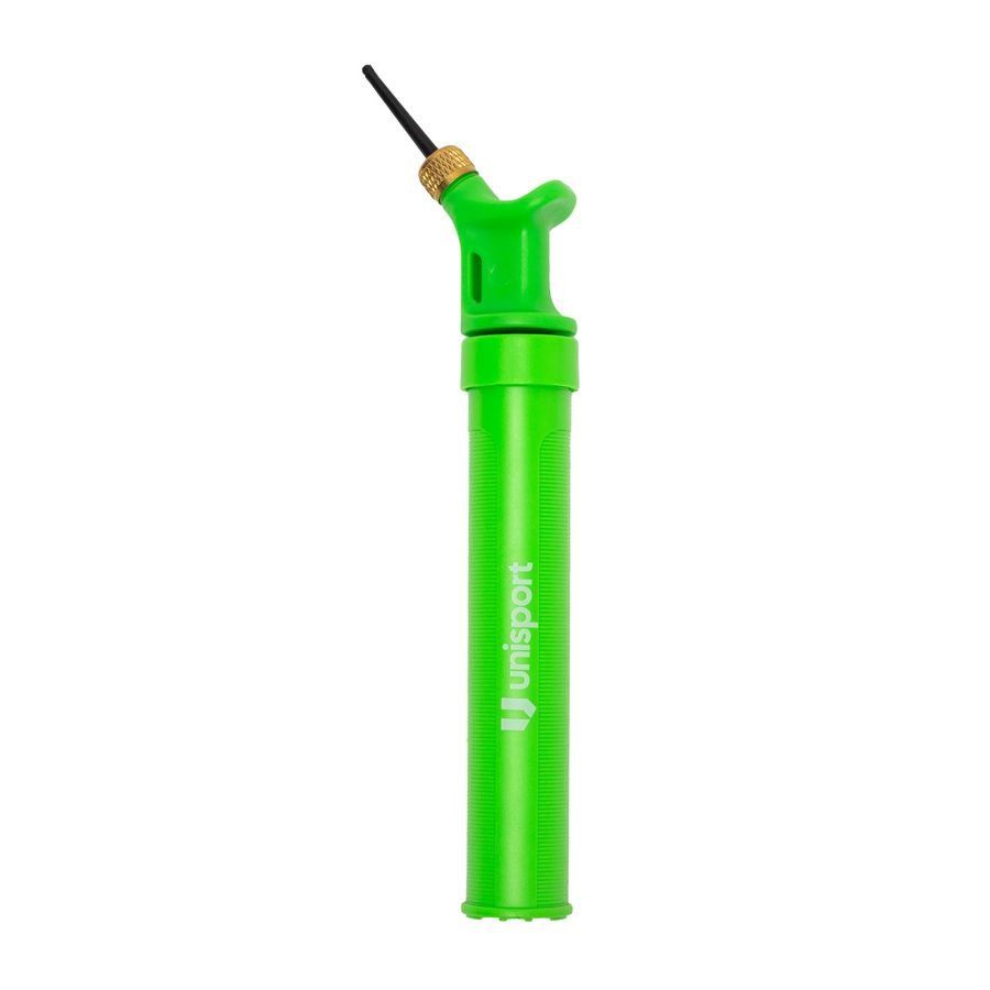 Unisport Micro Pompe pour ballon Double Action - Vert