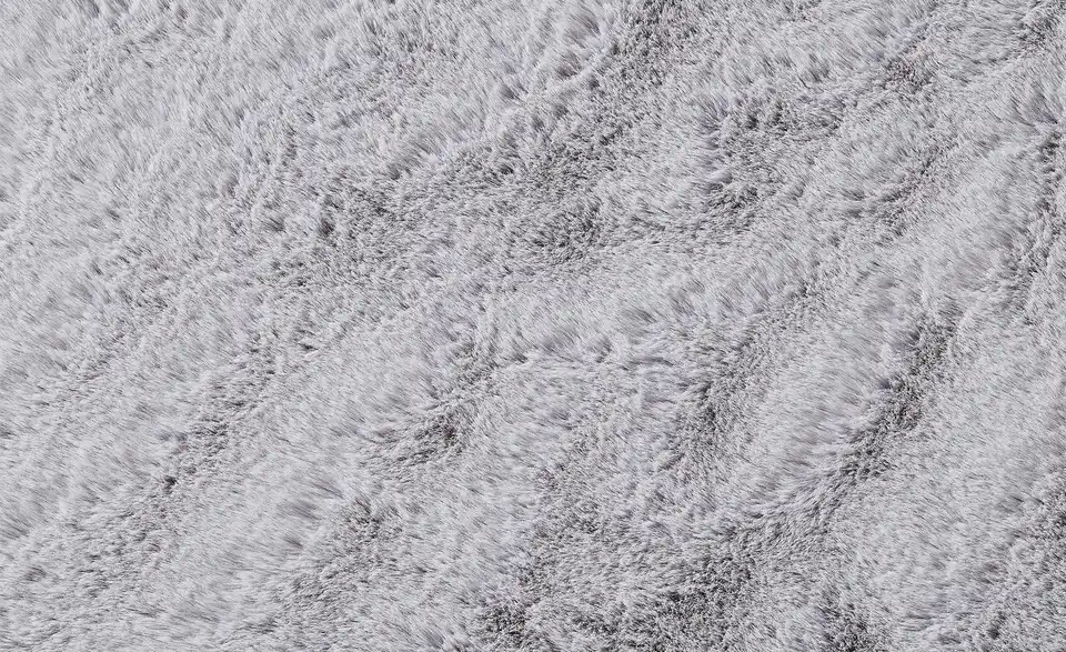como Hochflorteppich 80x150 cm silberfarben