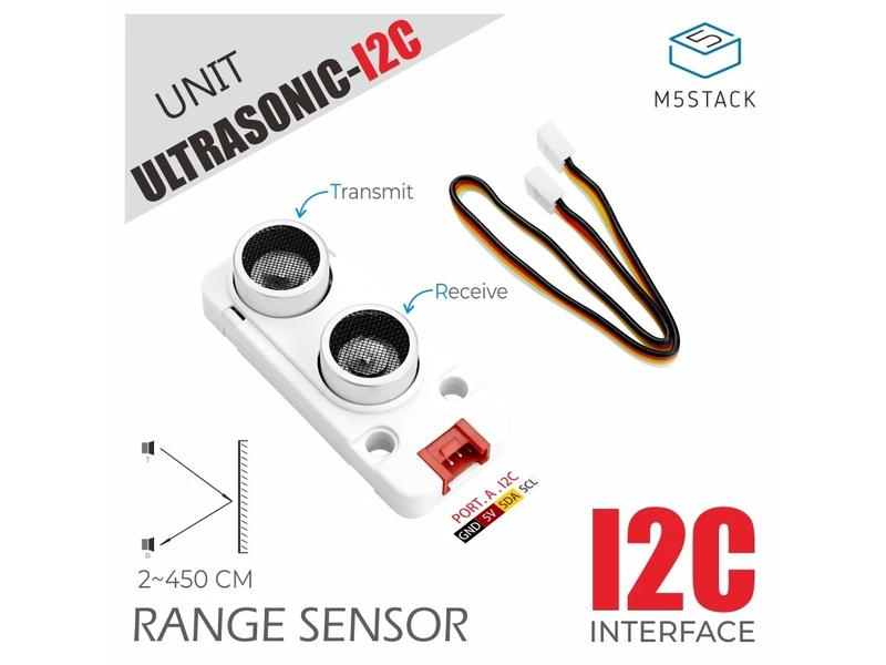 M5Stack Ultraschall Distanz Sensor RCWL-9620 Ultraschall Distanz Sensor mit I2c Schnittstelle