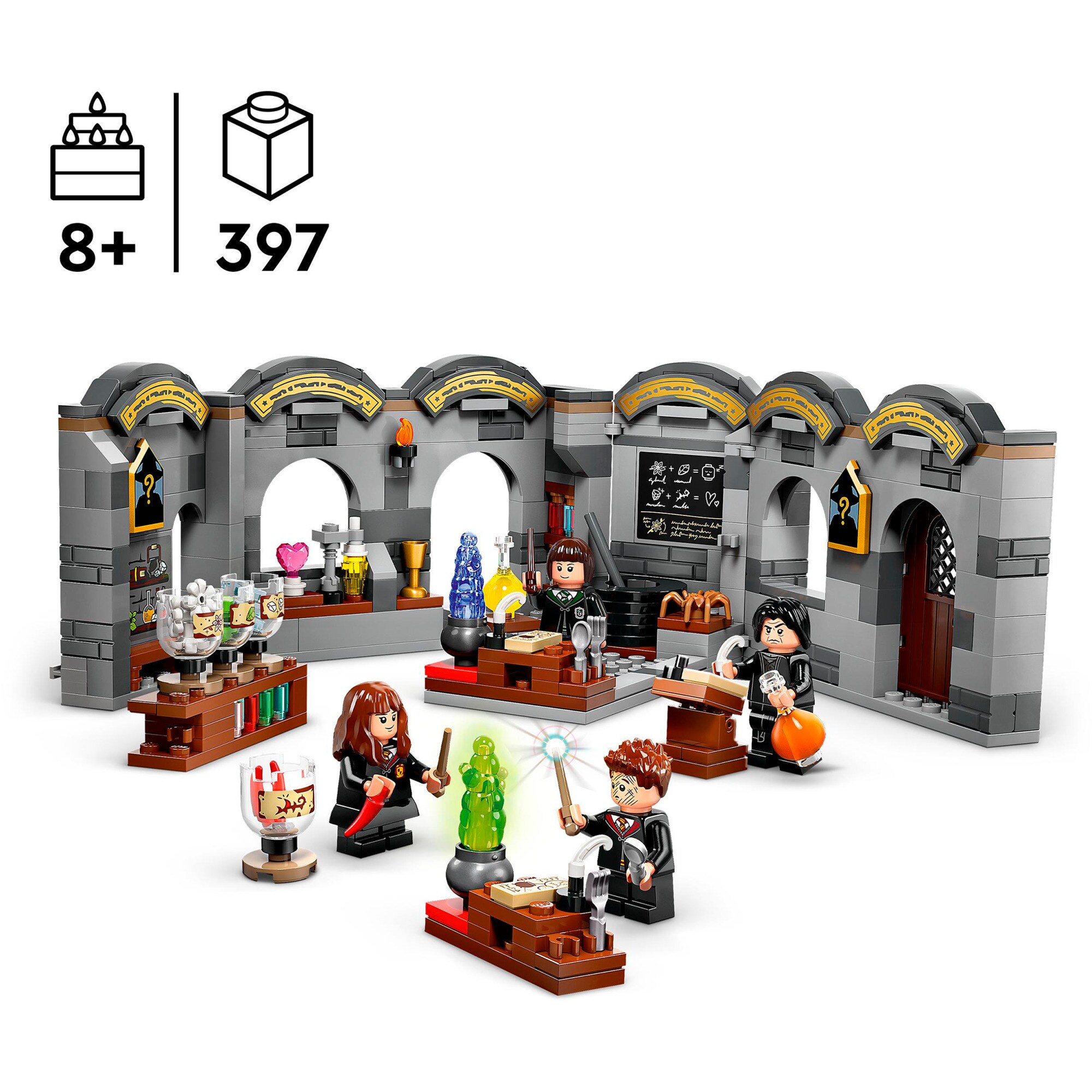 LEGO Konstruktionsspielzeug Harry Potter Schloss Hogwarts: Zaubertrankunterricht