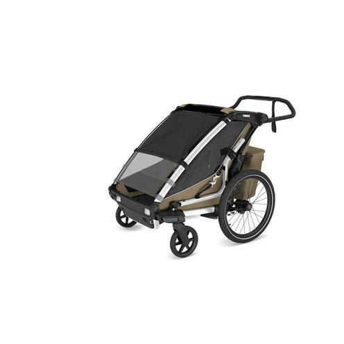 Poussette Remorque-Vélo Chariot Cross 2 Single Khaki - THULE