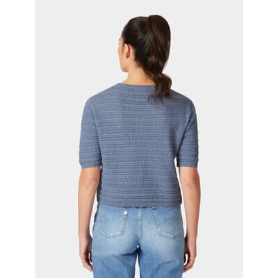 Damen-Strickshirt, Hellblau