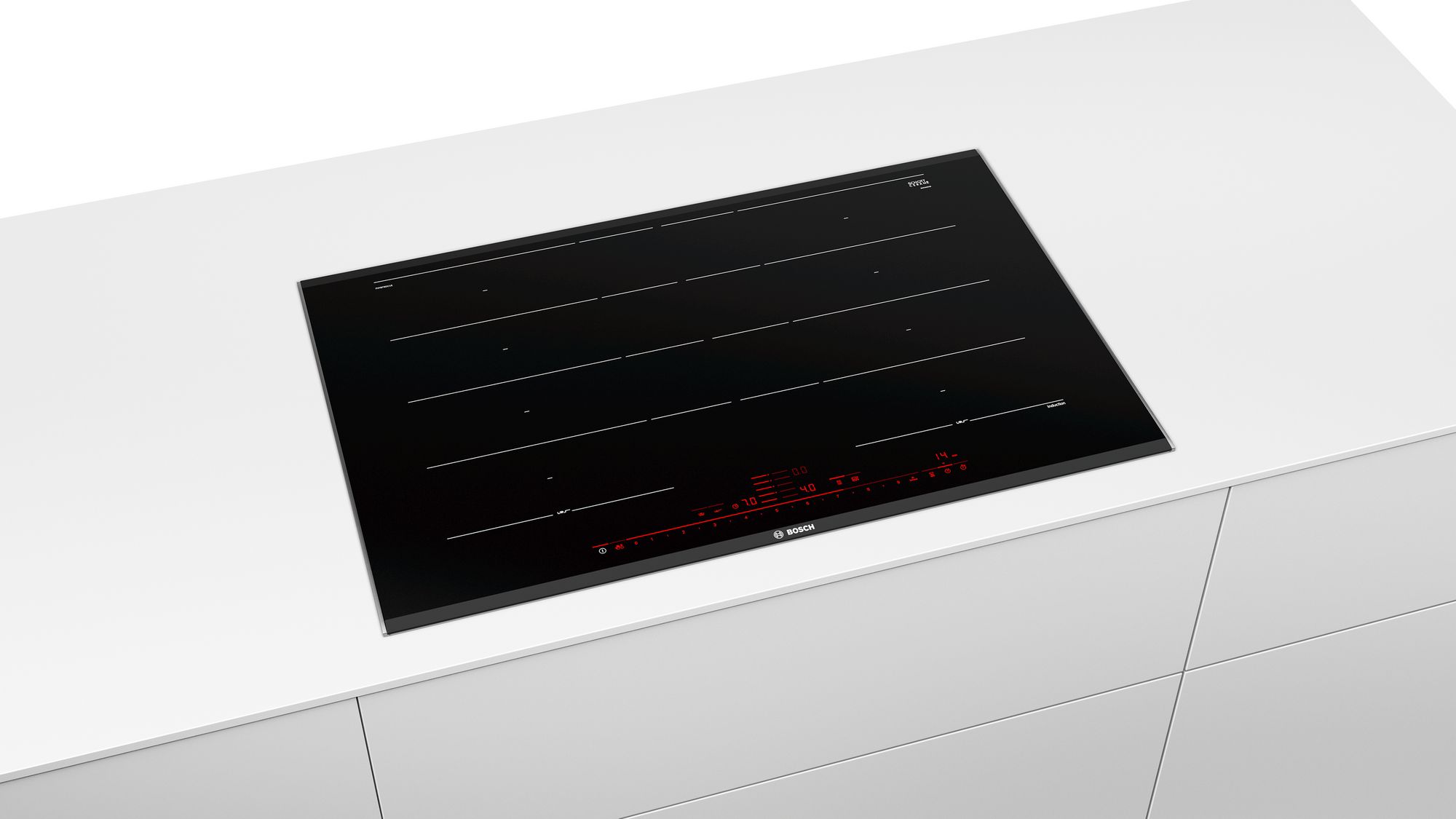 PRODUTO RECONDICIONADO # Série | Placa de indução de 80 cm preta PXY875DC1EB