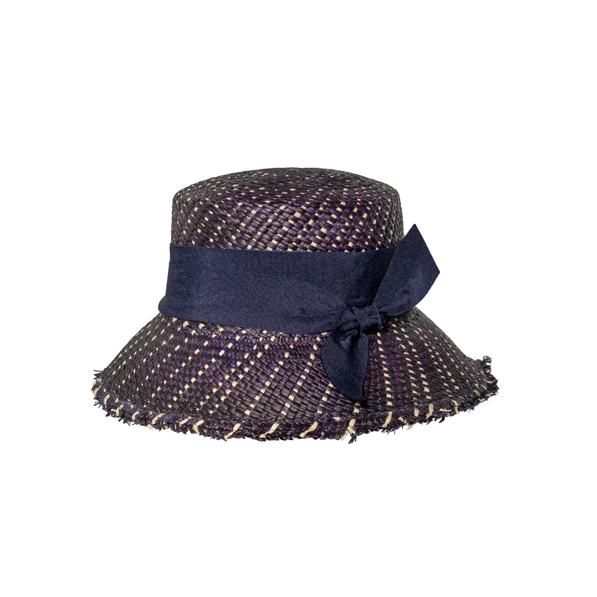 Chapeau abat-jour à pois