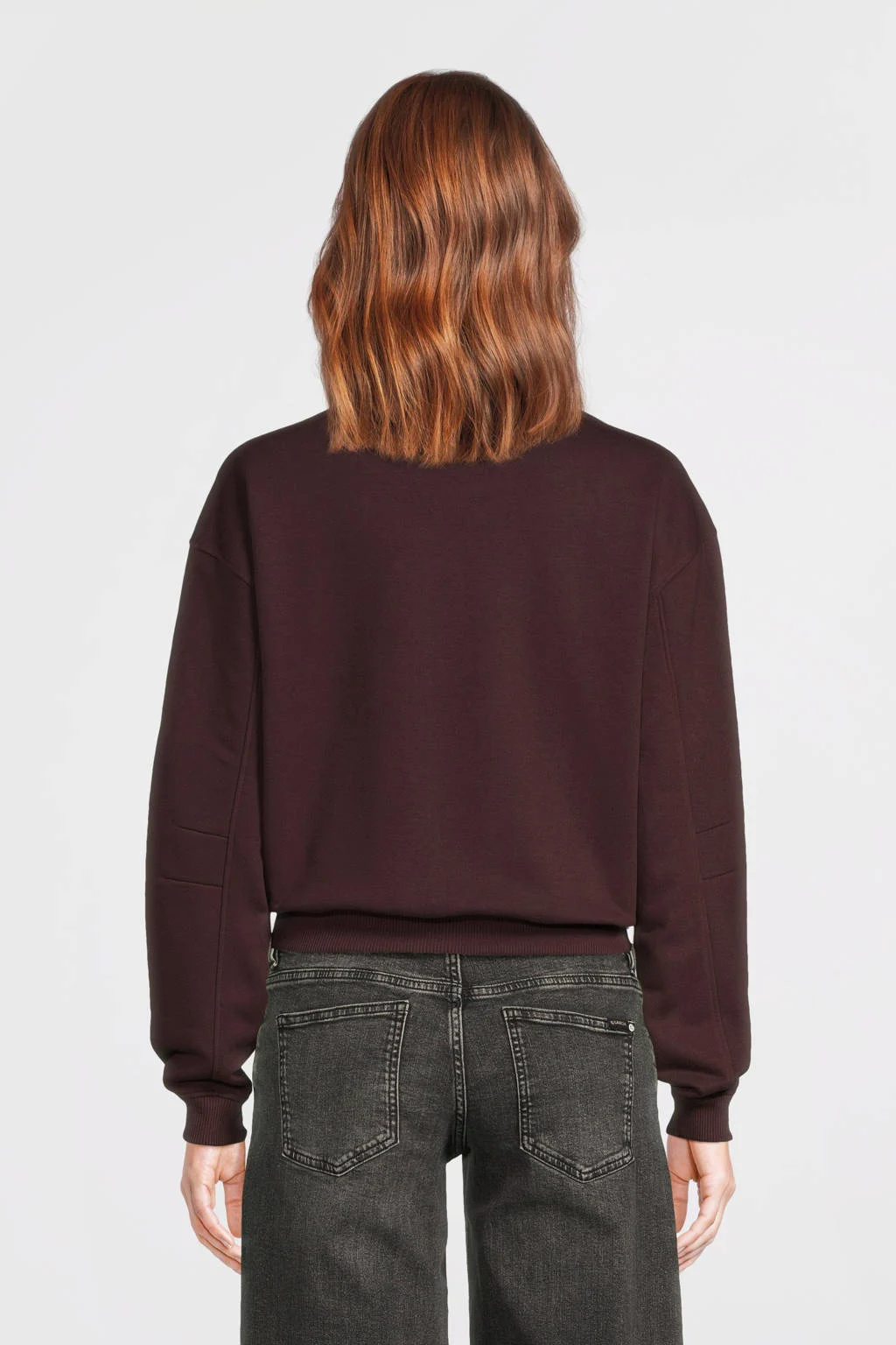 LOOXS sweater met printopdruk wijnrood