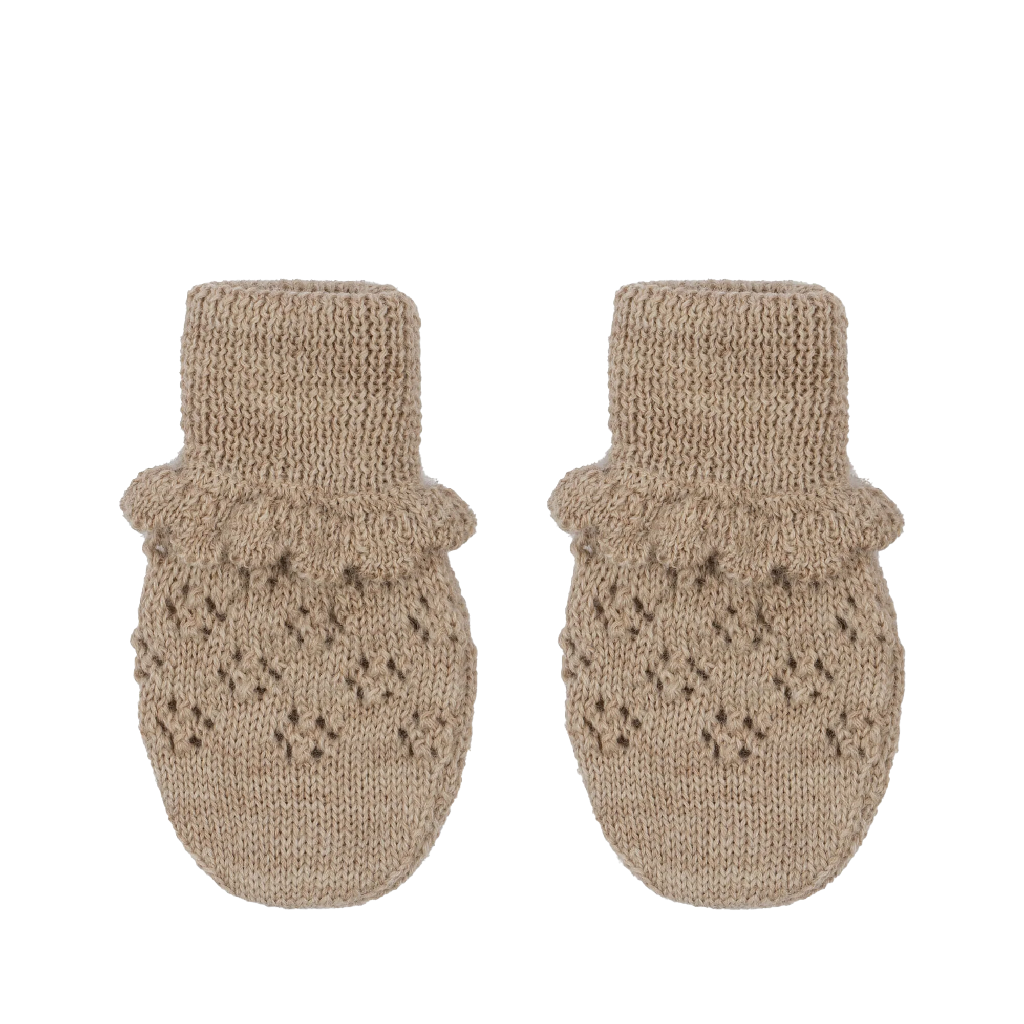 TOMAMA - Mitaines en laine | Marron
