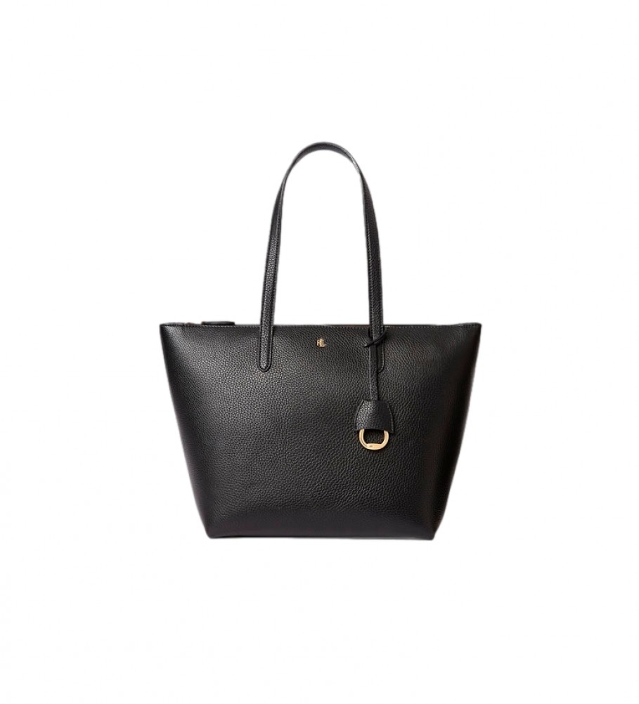 Bolsa tote Ralph Lauren Keaton 26 preta - 57x14x27cm